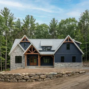 Forest Edge Gabled Craftsman Retreat