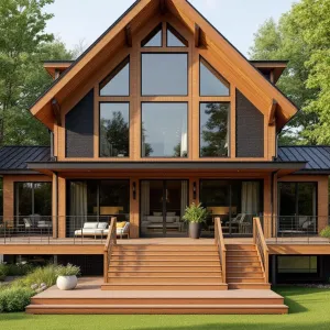 Waterside Wonderland: A-frame Style