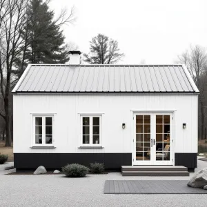 Minimalist Haven in the Nordic Woods