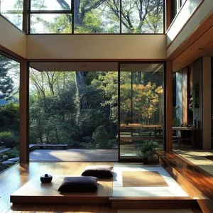 Tatami Mat Flooring in Main Living Areas