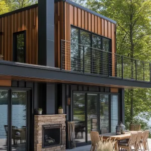 Stylish Serenity: Modern Shipping Container Home