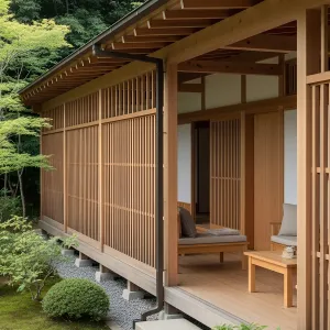 A Tranquil Corner Under The Japanese Sun