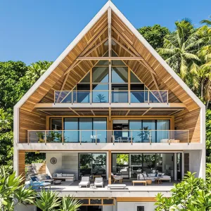 Pointy Roof and Ocean Views