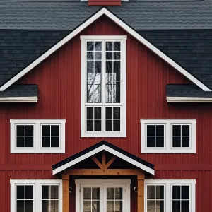 Red Radiance: Barn House Splendor