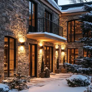 Timber Chateau With Internal Courtyard