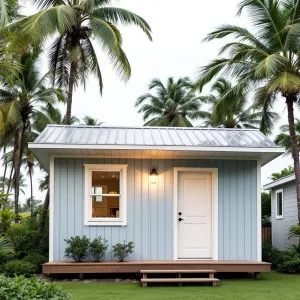 Seaside Sanctuary Under Palm Trees