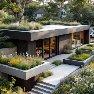 Sunken Serenity: A Green Oasis
