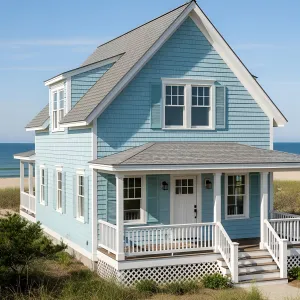House of Seaside Dreams: Blue Bliss on the Beach