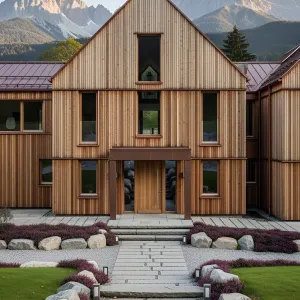 Wooden Retreat Amidst Mountain Splendor