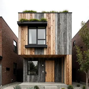 Vertical Groove: Timber Slat Splendor