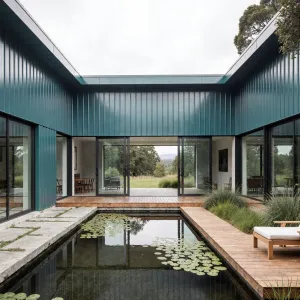 Pondside Whimsy: A Splash of Modernity