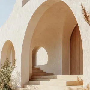 Mediterranean Mansion Arches Stand Tall