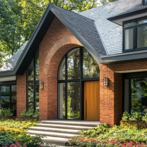 Preview of Brick Bliss With a Wood-Wrapped Wonder