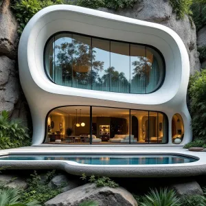 Preview of Futuristic Oasis: Nature Meets Modern Design