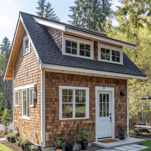 Cedar-Striped Cozy Escape