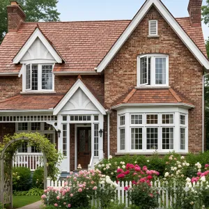 Brick Beauty with Roses Aplenty