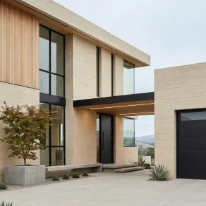 Minimalist Canyon Villa With Breezeway
