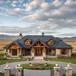 Eco-Chic Ranch Haven with Panoramic Vistas
