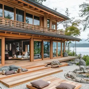 Wooden Serenity by the Sea