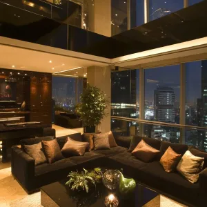 Cityscape Dreams: A Plush Penthouse Escape