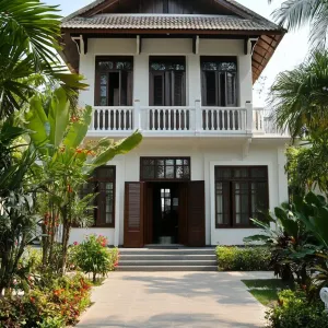 Tropical Bungalow Delight: A Plant-Lover’s Dream