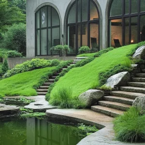 Modern Manor With Archway Allure