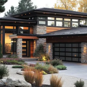 Modern Marvel with Rockin’ Stone Facade