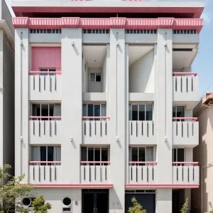 Art Deco Symphony in Pink