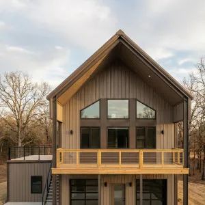 Gabled Metal Homestead Overlook Loft