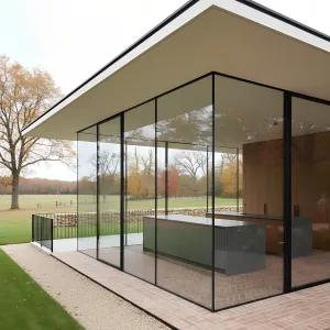 Meadow-Quiet Glass Canopy Pavilion