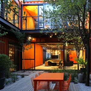 Container Courtyard Layout
