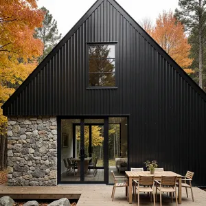 Crisp Cabin Retreat Under Autumn’s Canopy