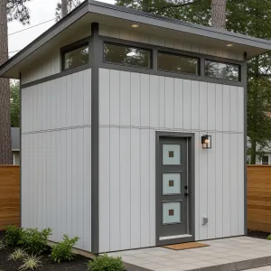 The Minimalist’s Dream: A Contemporary Shed Surprise