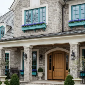 Brick Beauty with Blooms Aplenty