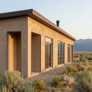 Linear Desert Adobe Hideaway