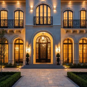 Elegant Embrace with Curved Castles