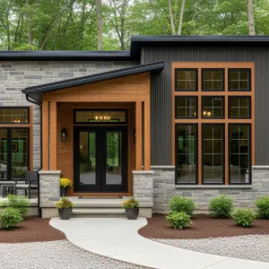 Sleek Serenity: A Modern Cottage Dream