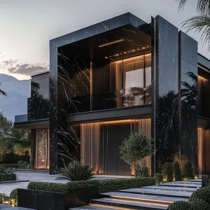 Nightfall Elegance: The Noir Villa