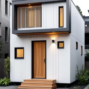 Boxy Bliss Between Buildings