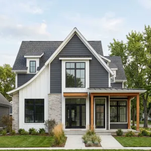Neighborhood Nest With Curved Cottage Roof