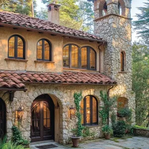 Preview of Rustic Retreat with Stone Tower Magic