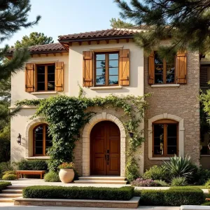 Timeless Tranquility: Where Vines Dance on Walls