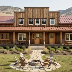 Warm Larch Abode on the Range