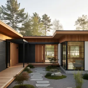 Cedar Horizon With Charcoal Quiet