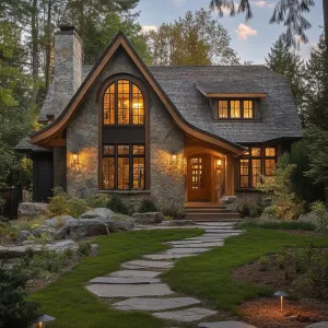 Preview of Rustic Stone Cottage Amidst Forest Bliss