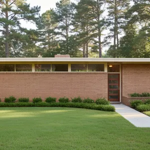 Brick Beauty with a Dash of Green