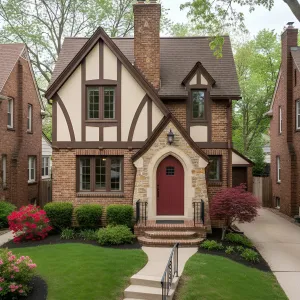 Burgundy Door Tudor Mews