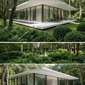 Fern Glen Pavilion Glass Retreat