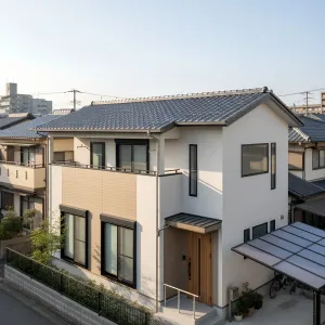 Soft-Gable Streetfront Lantern House