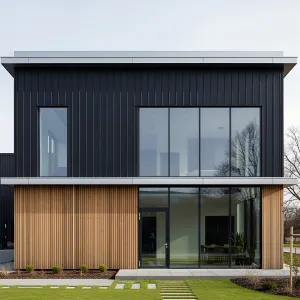 Zen Masterpiece: Industrial Facade Fantasia